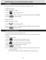 Preview for 15 page of Morphy Richards EG820CFD-PM Installation & User'S Instructions