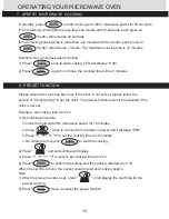 Preview for 16 page of Morphy Richards EG820CFD-PM Installation & User'S Instructions