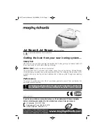 Morphy Richards Elite+ 42288 Instructions Manual предпросмотр