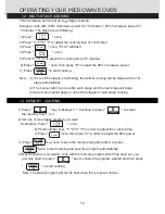 Предварительный просмотр 15 страницы Morphy Richards EM820CPT Installation & User'S Instructions