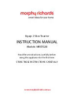 Preview for 1 page of Morphy Richards Equip 2 Slice Toaster Instruction Manual