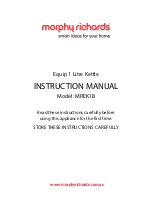 Morphy Richards Equip MREK1B Instruction Manual preview