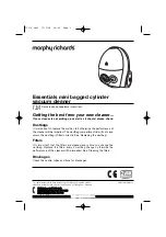 Morphy Richards Essentials 73179 Manual preview