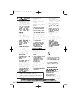 Preview for 8 page of Morphy Richards Essentials compact bagless vacuum cleaner Manual