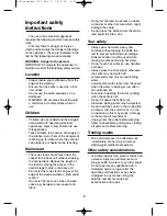 Preview for 2 page of Morphy Richards Filtermaster III Instructions Manual