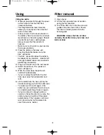 Preview for 4 page of Morphy Richards Filtermaster III Instructions Manual