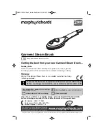 Preview for 3 page of Morphy Richards Garment Steam Brush User Manual