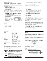 Предварительный просмотр 2 страницы Morphy Richards IB27007 Operating Instructions