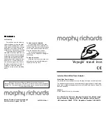 Предварительный просмотр 1 страницы Morphy Richards IB41510 Manual