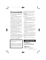 Preview for 8 page of Morphy Richards IB44410 Manual