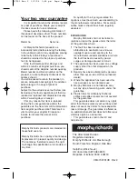 Preview for 6 page of Morphy Richards IB47011 Instructions Manual