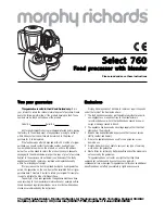 Preview for 1 page of Morphy Richards IB48480 Instructions Manual