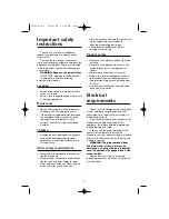 Предварительный просмотр 2 страницы Morphy Richards IB70312 Owner'S Manual