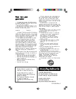 Preview for 8 page of Morphy Richards IB73105 Instructions Manual