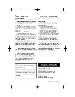 Preview for 8 page of Morphy Richards IB75219 Instructions Manual