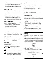 Preview for 2 page of Morphy Richards IBCR1905 Operating Instructions