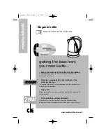 Preview for 2 page of Morphy Richards IBELEGANTEK Manual