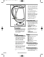 Preview for 44 page of Morphy Richards IIIUMA GLASS KETTLE 43128 Manual