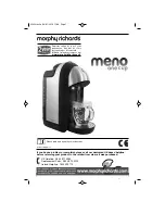 Preview for 1 page of Morphy Richards MENO KT43922 Instructions Manual