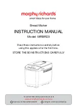 Предварительный просмотр 1 страницы Morphy Richards MRBRD3 Instruction Manual