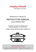 Morphy Richards MRMP25TNM Instruction Manual предпросмотр