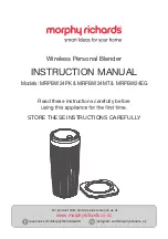 Morphy Richards MRPBW24EG Instruction Manual preview