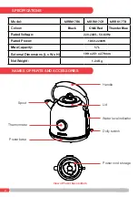 Preview for 2 page of Morphy Richards MRRK17BK Instruction Manual