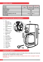 Preview for 2 page of Morphy Richards MRSGFC18B Instruction Manual