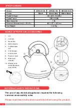 Preview for 2 page of Morphy Richards MRSGK15B Instruction Manual