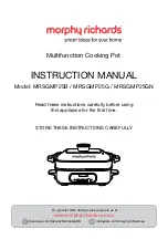 Предварительный просмотр 1 страницы Morphy Richards MRSGMP25B Instruction Manual