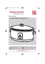 Morphy Richards SC48720 Instructions Manual preview
