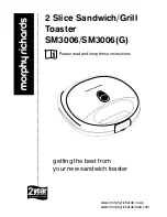 Preview for 1 page of Morphy Richards SM3006 User Manual