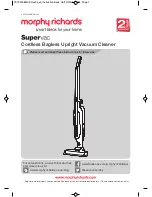 Preview for 1 page of Morphy Richards Supervac 732009 Manual