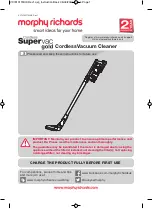 Preview for 1 page of Morphy Richards Supervac gold Instructions Manual