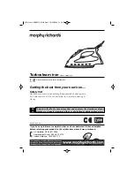 Morphy Richards TURBOSTEAM RN40513 Instructions Manual preview