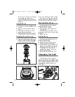 Предварительный просмотр 6 страницы Morphy Richards ULTRALIGHT CYCLONE VACUUM CLEANER Manual