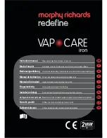 Preview for 1 page of Morphy Richards VAPOCARE Instruction Manual