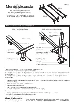 Morris and Alexander BR-A Fitting & User Instructions preview