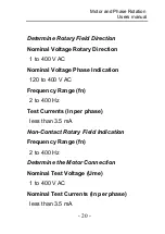 Preview for 23 page of Morris 57088 User Manual