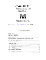 Предварительный просмотр 1 страницы Morris 59151 User Manual