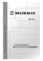 Morris GRB-410 User Manual предпросмотр