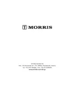 Preview for 16 page of Morris MDE-2016 Operation Manual