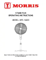 Предварительный просмотр 1 страницы Morris MFS-16220 Operating Instructions Manual