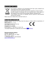 Предварительный просмотр 6 страницы Morris R20810WKC Instruction Manual