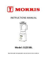 Morris S1255BL Instruction Manual предпросмотр