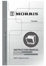 Preview for 28 page of Morris TTW-55081 Instruction Manual