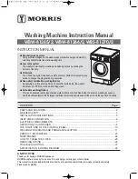 Morris WBS-81270/2 Instruction Manual preview