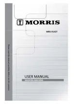 Preview for 1 page of Morris WBS-91427 User Manual