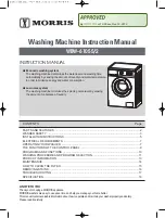 Morris WBW-61055/2 Instruction Manual preview