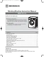 Morris WBW-71011/2 Instruction Manual preview